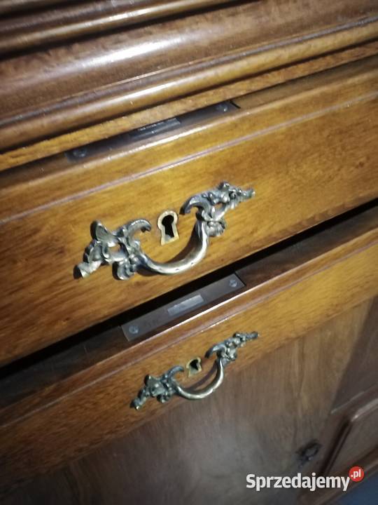 Piękny stary kredens z sekretarzykiem Gdynia