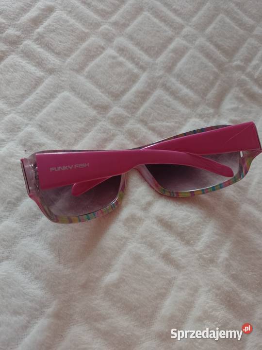 Różowe okulary przeciwsłoneczne z Madrytu Top Moda i Styl małopolskie Kraków