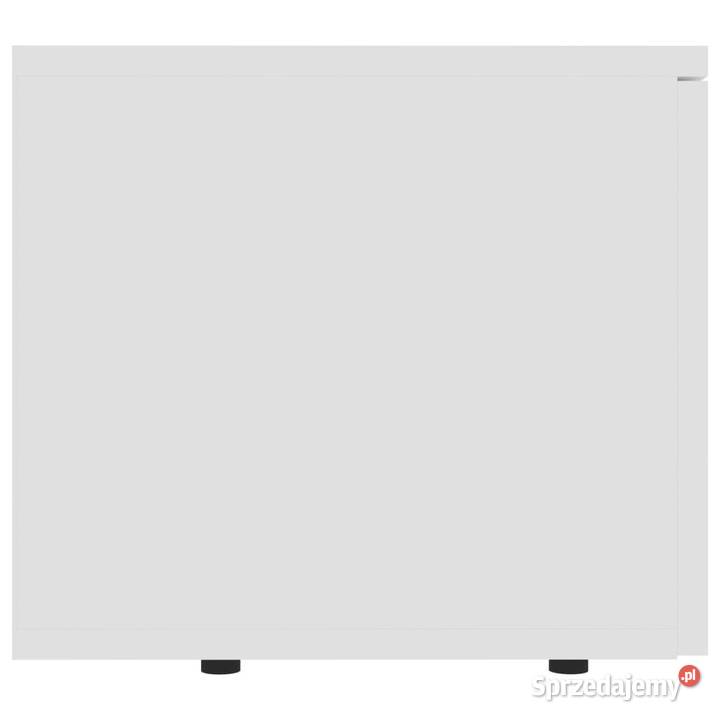 Szafka pod TV biała 80x34x30 materiał Warszawa
