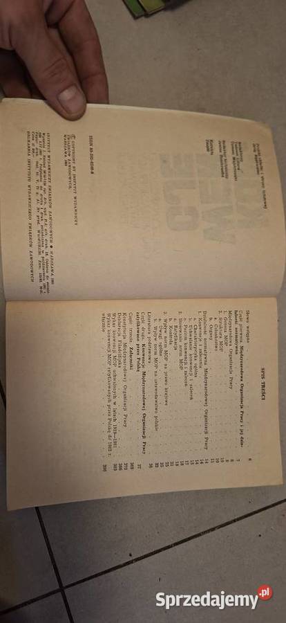 Konwencje MOP ratyfikowane Polskę 1 wydanie 1983 Antykwariat wielkopolskie Łęczyca