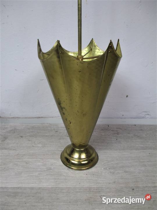 Mosiężny parasolnik lata 70 Lublin