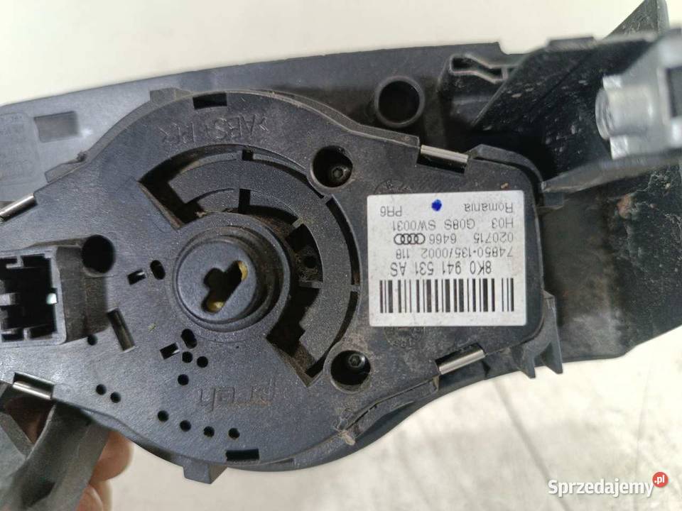 WŁĄCZNIK ŚWIATEŁ OPEL ASTRA III 8K0941531AS osobowe Panele sterowania, przełączniki