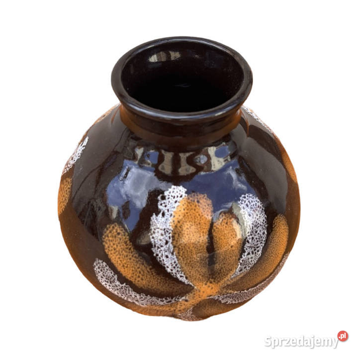 Ceramiczny wazon SPiLA Bolesławiec Polska lata Warszawa