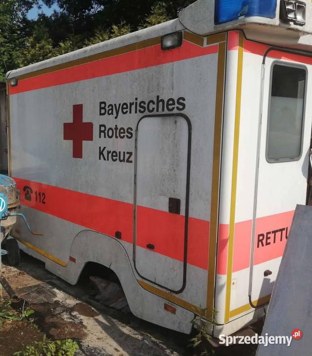 Zabudowa z Karetki Food Truck Magazyn Kamper itd Agatówka