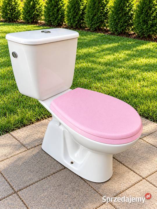 WC kompakt KOŁO miska WC ze spłuczką i różową