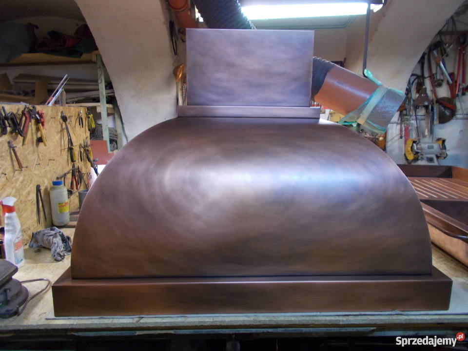 Okap kuchenny miedziany okap miedziany copper Dzierżoniów