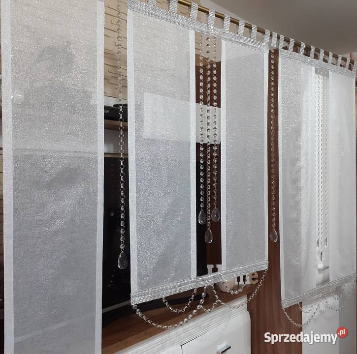 Firany panele z koralami