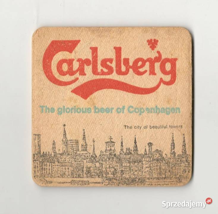 Carlsberg podstawka do piwa 1 Birofilistyka Gliwice