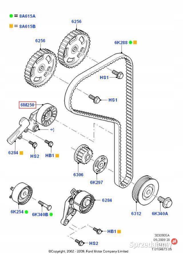 ROLKA NAPINACZ PASKA FORD FIESTA MK4 ORYGINAŁ osobowe