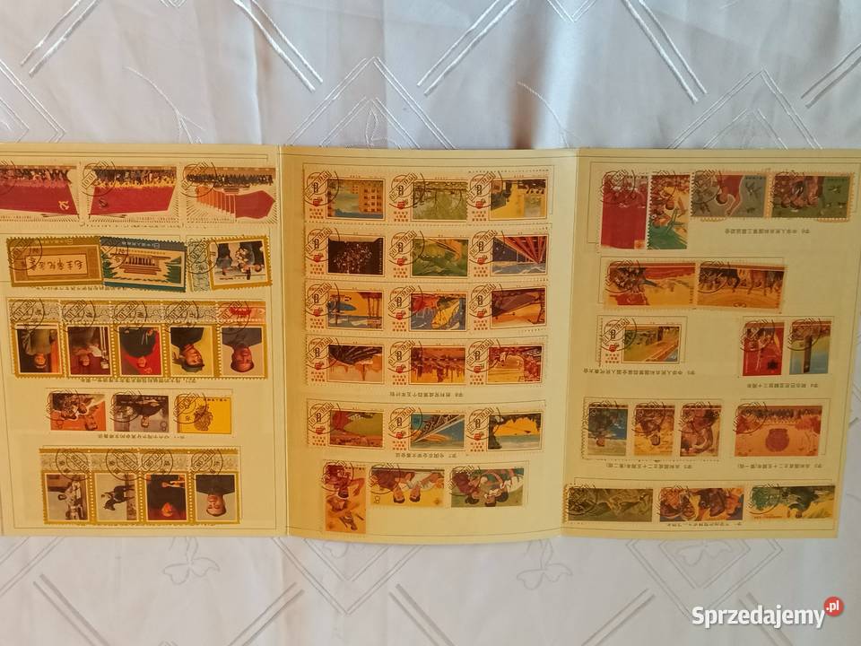 zestaw znaczków chińskich