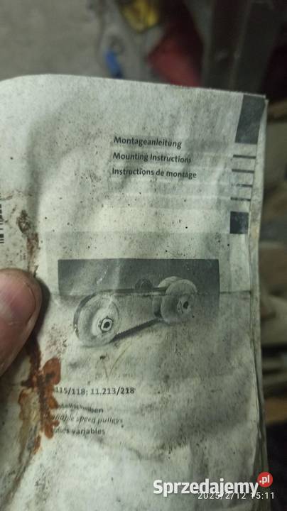 element dwutalerzykowy do przekładni do posuwu