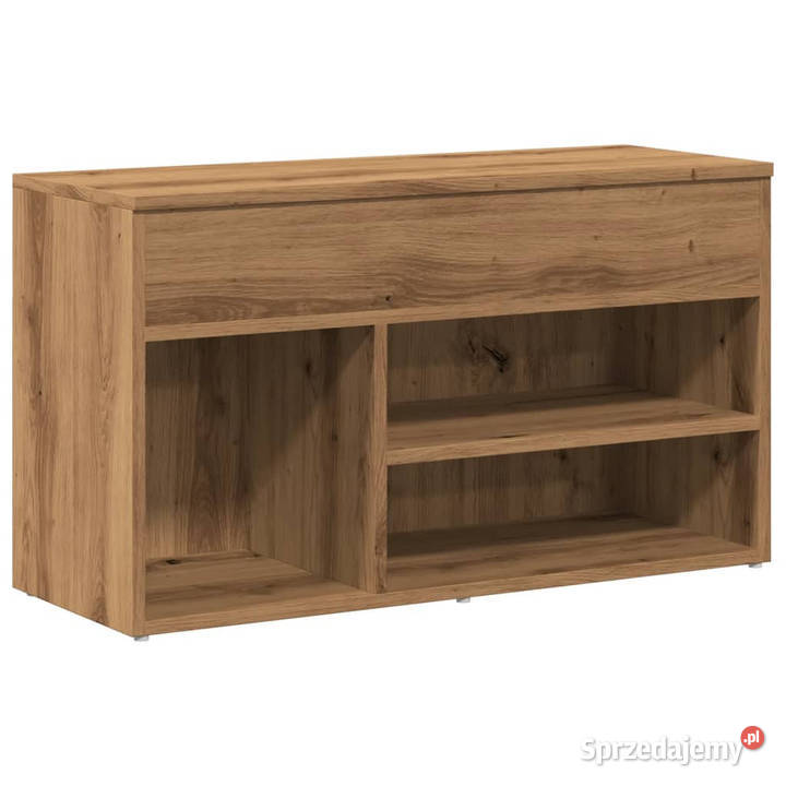 Ławka ze schowkiem na buty dąb artisan 80x30x45 Warszawa