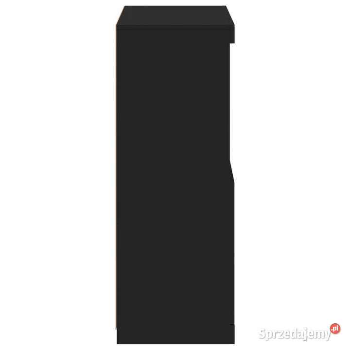 Szafka z oświetleniem LED czarna 605x37x100 Warszawa