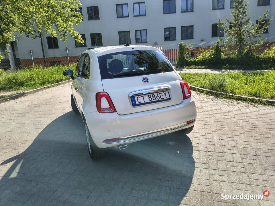 Fiat 500 bezwypadkowy wersja Lounge stan Toruń