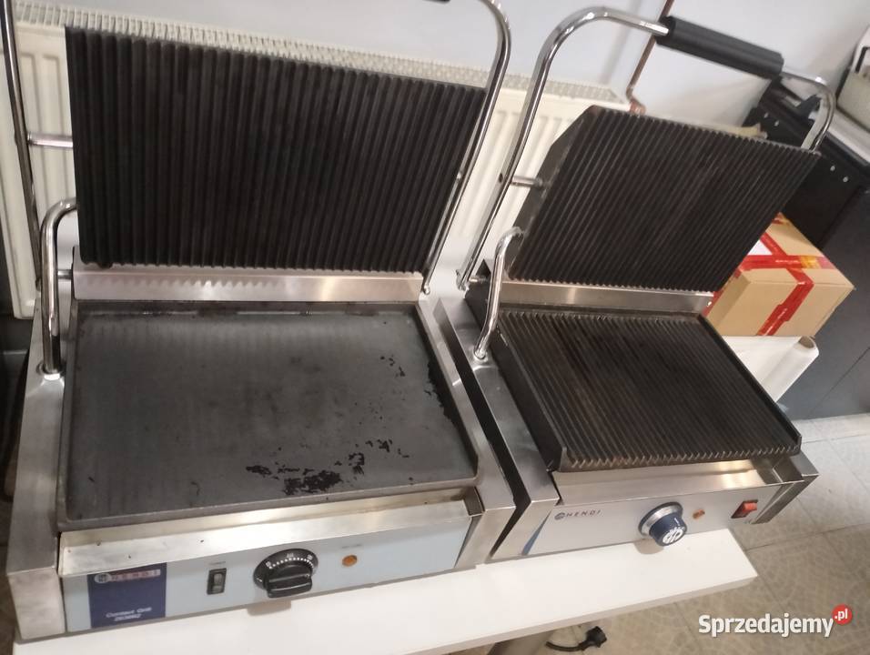 Grill kntaktwy gastronomiczny Ryflowanygładki Słupia Kapitulna