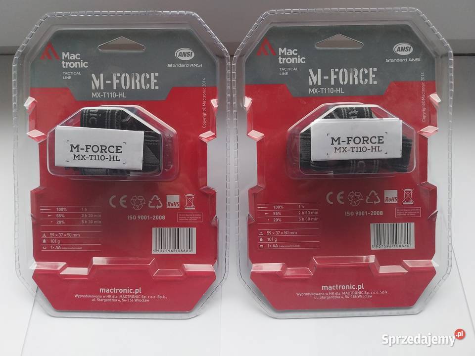 Latarki czołowe MACTRONIC Wałbrzych