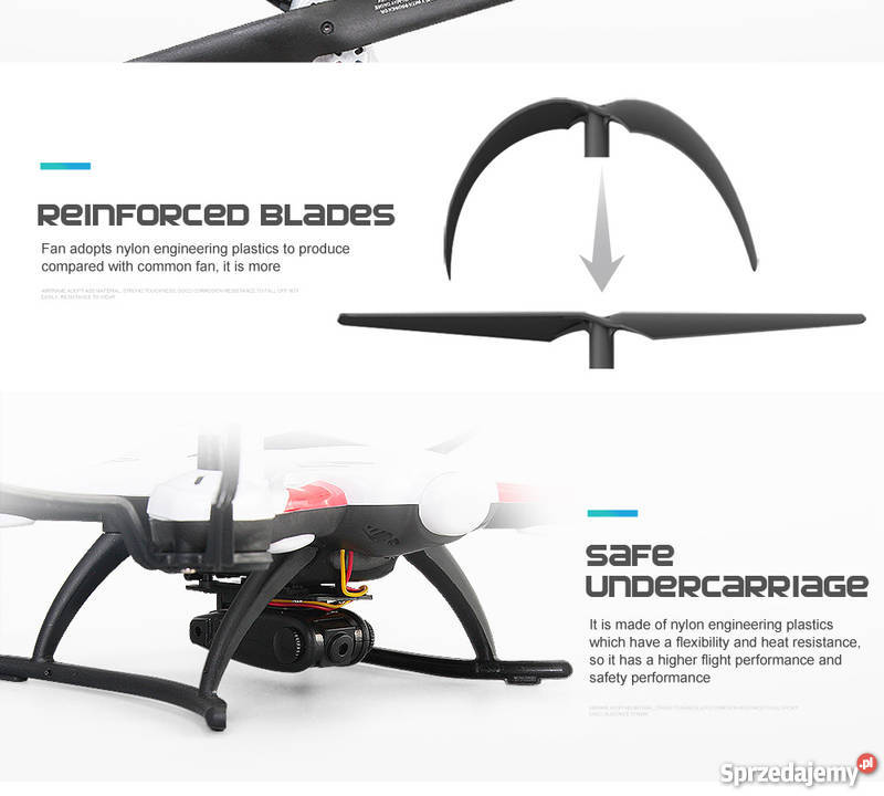 Dron JJRC H31 mega zestaw FPV dodatkowy Plastik Zdalnie sterowane