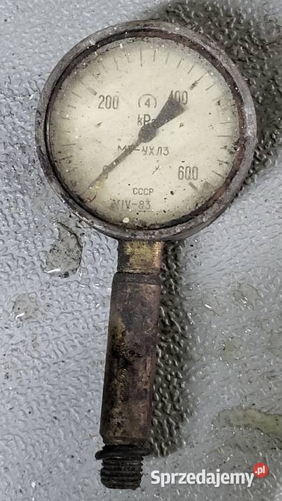 Zegar wskaźnik Kpa produkcji Radzieckiej CCCP Zakliczyn