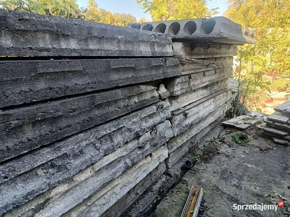 Sprzedam płyty stropowe kanałowe o długości 6m Włocławek sprzedam