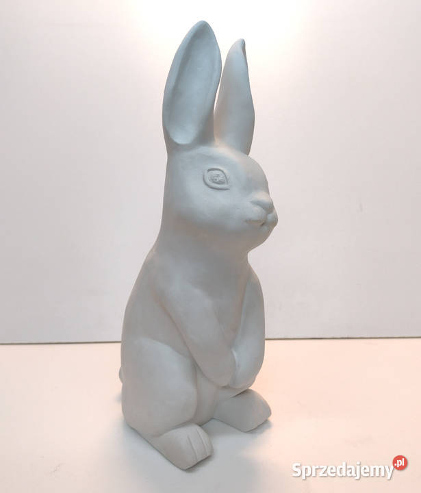 Duży Zając WIELKANOCNY 38 Figura Rzeźba Zajączek podkarpackie