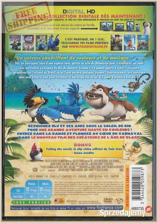 Rio 2011 DVD Krynica-Zdrój