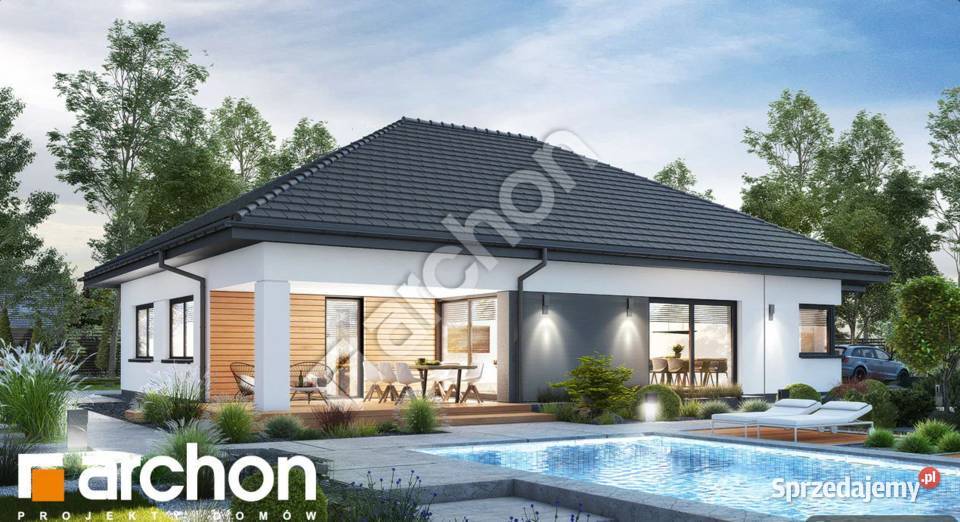 DUŻA DZIAŁKA Budowlana 6835 m2 z projektem i pozwoleniem na budowę