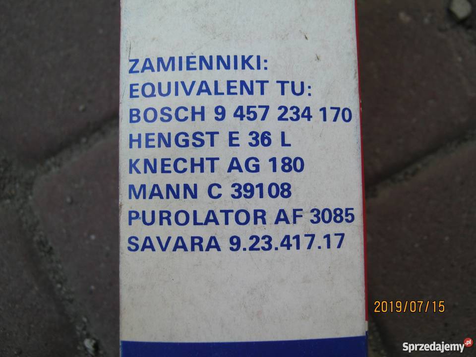 Renault 2125 Volvo 340 filtr powietrza Filtry podkarpackie Rzeszów