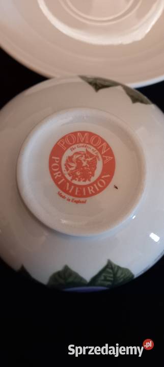 Zestaw śniadaniowy angielski Portmeirion Pomona lubelskie Chełm