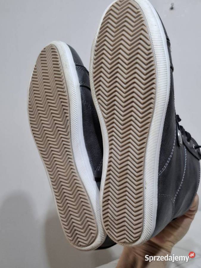 Alley 37 ocieplane botki sneakersy wiosenne czarny