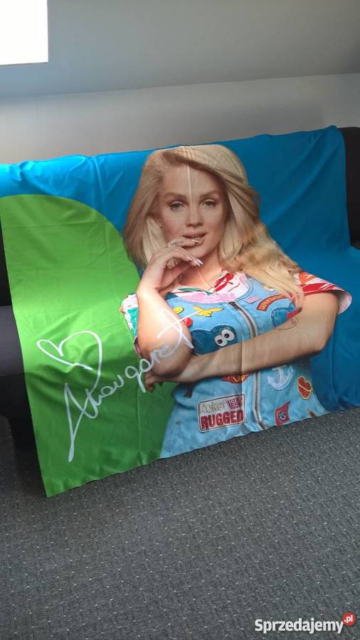 MARGARET wielki baner narzuta zasłona druk Pozostałe Ruda Śląska