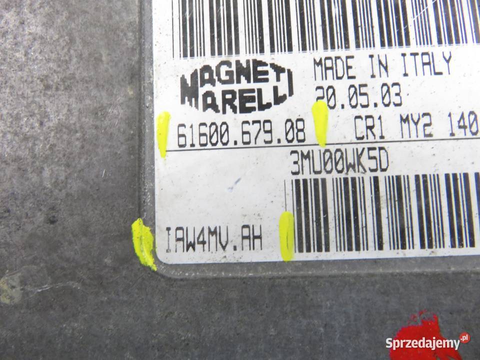 STEROWNIK SEAT CORDOBA II 14 16V BBY 036906034AH małopolskie