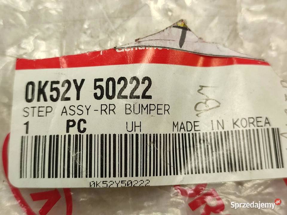 LISTWA NAKŁADKA ZDERZAKA TYŁ KIA CARNIVAL AT EX osobowe sprzedam