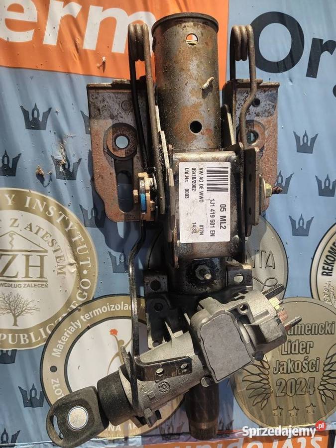 Kolumna kierownicza Golf 4 z kluczykiem dolnośląskie Nowogrodziec