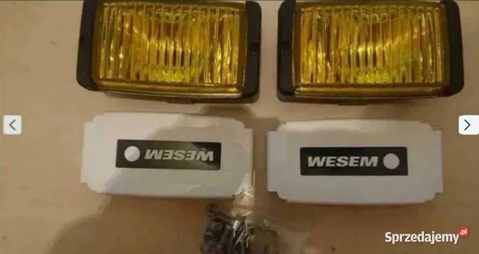 Halogeny zółte z osłoną nowe fiat 125p 126p Konin