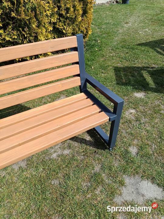 Ławka ogrodowa nowoczesny styl loft 120 sprzedam