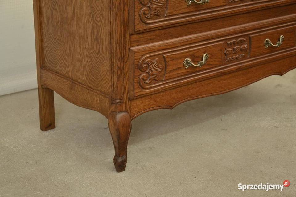 komoda ludwikowska z szufladami łódzkie