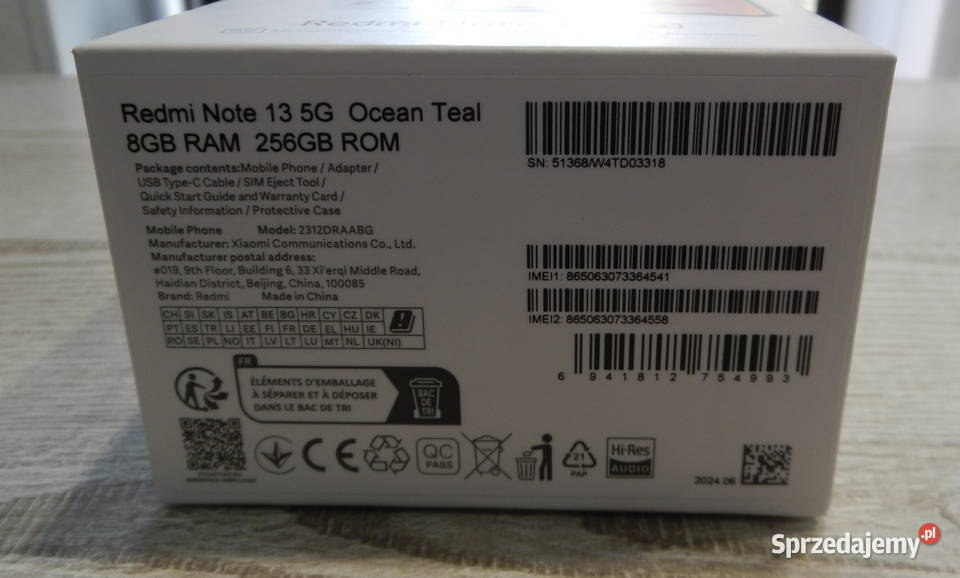 Telefon Redmi Note 13 5G 8256GB Leżajsk sprzedam