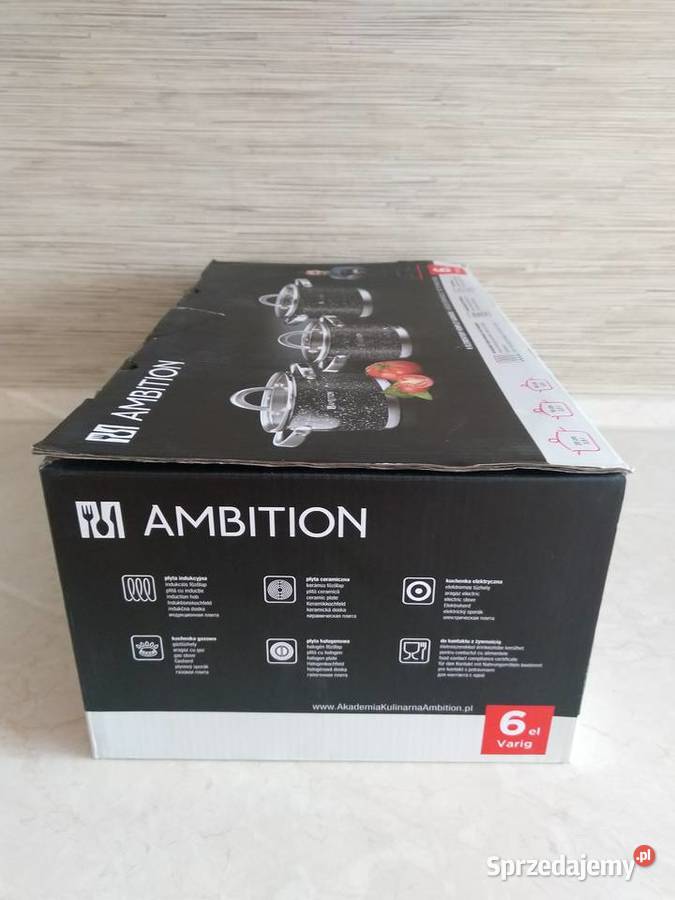 NAJTANIEJ Zestaw Garnków Garnki Ambition Varig 6 Zabrze sprzedam