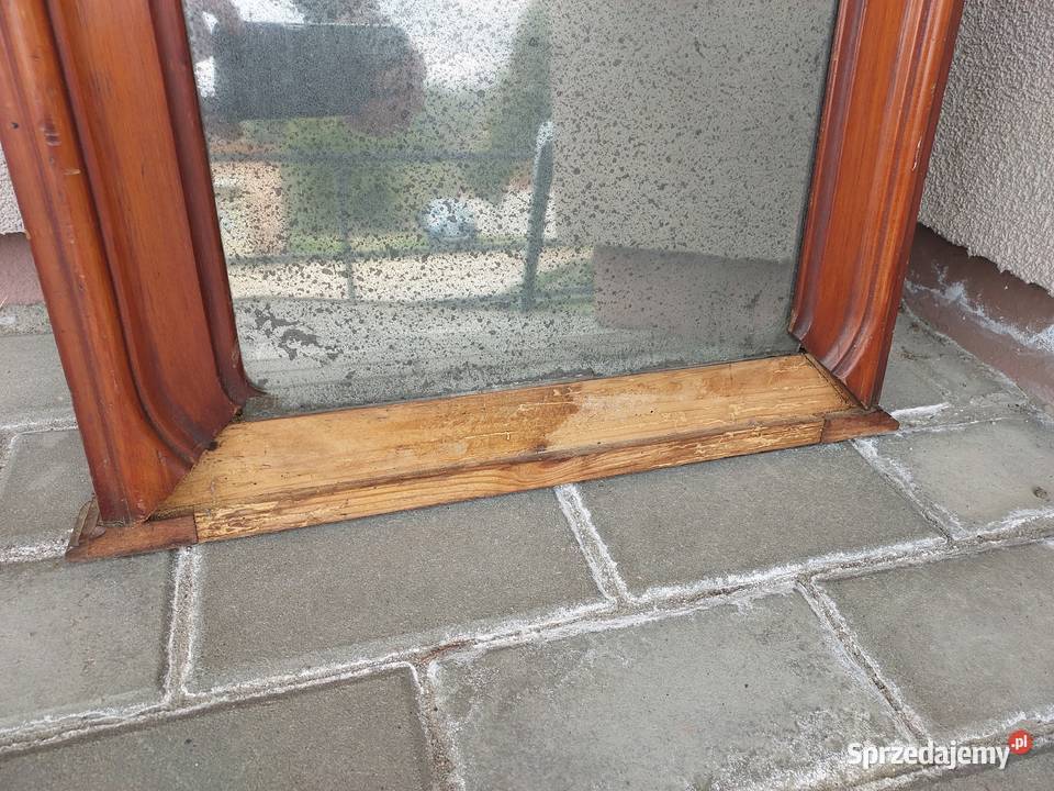 Zabytkowe lustro Biedermeier do renowacji F074