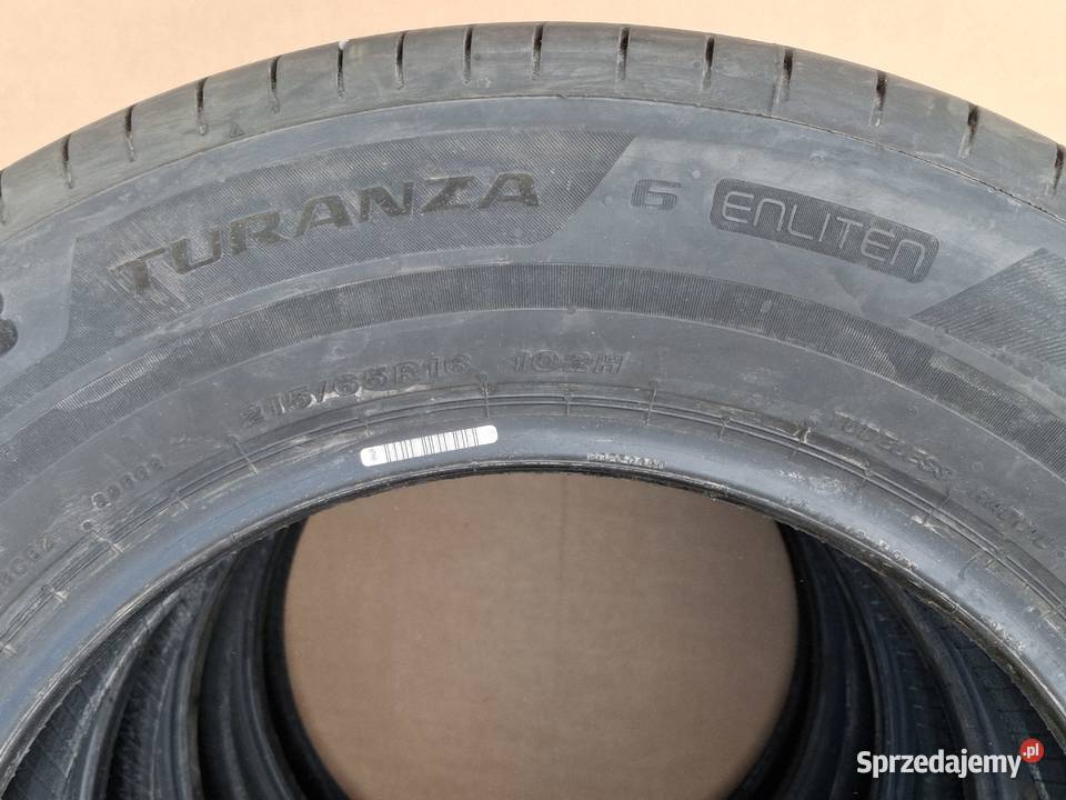 OPONY LETNIE BRIDGESTONE TURANZA 6 21565R16 98 H Samochodowe Bieleń