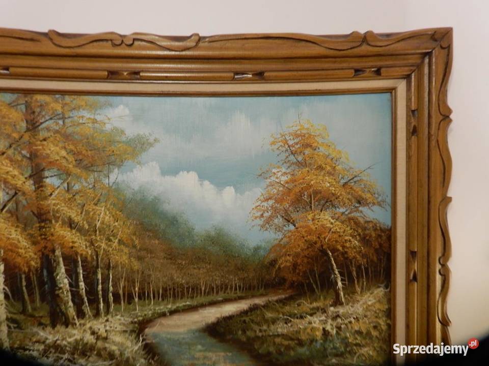 Potężny Obraz Olejny 111x80 Eugene KINGMAN wielkopolskie Piła sprzedam