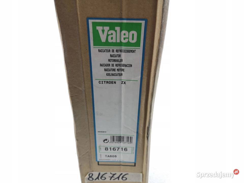CHŁODNICA WODY VALEO CITROEN ZX 11 14 16 18 sprzedam