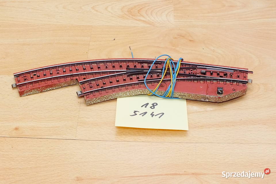 Marklin zwrotnica elektryczna 5141 skala H0 18 dolnośląskie Lubin