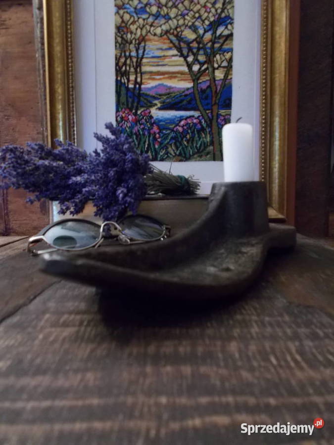 Stary Świecznik 8 Stare Szewskie Kopyto Vintage Szczecin