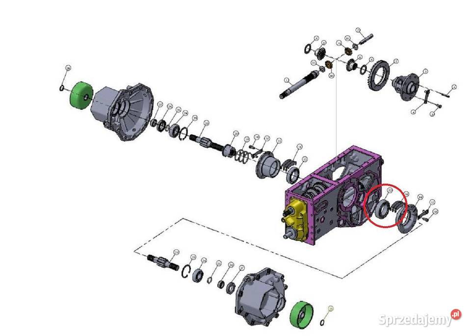 Łożysko do skrzyni biegów Mitsubishi VST podkarpackie Tajęcina