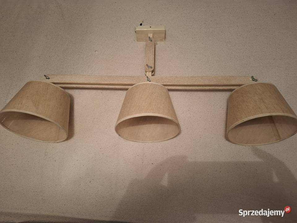 Żyrandol wiszący sufitowy na trzy lampy Łomża