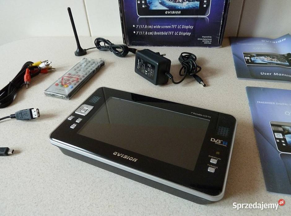 TV Qvision QV07DTA z tunerem DVBT ma Rzeszów