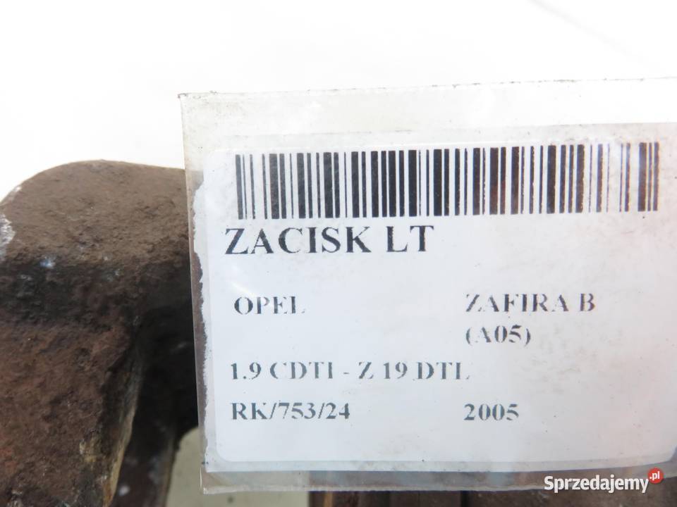 ZACISK LEWY TYŁ OPEL ZAFIRA B 19 CDTI sprzedam