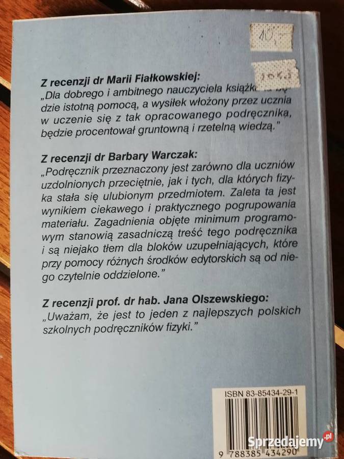 Fizyka 7 M Rozenbajgier małopolskie Kraków sprzedam