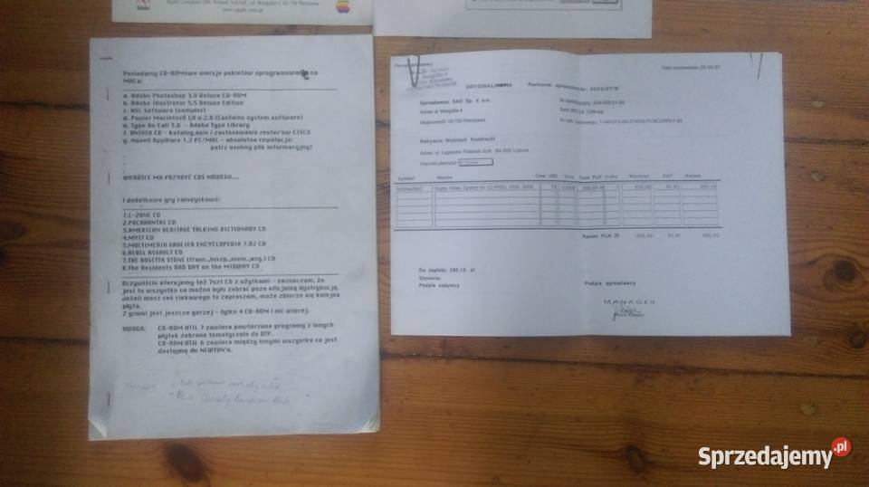Macintosh Apple broszury reklamy itp Lębork